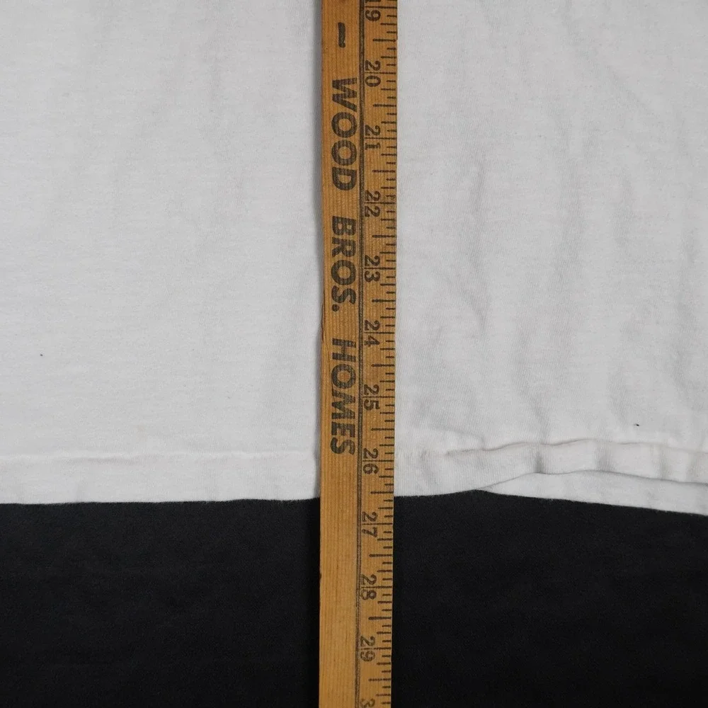 J. Crew Slub Cotton Yarns Long Sleeve Pocket Tee Mens L White Garment Dyed Shirt